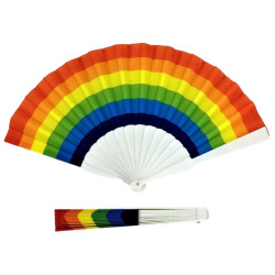 Pride Items Éventail Rainbow 23cm